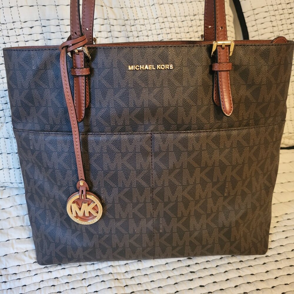 Michael Kors Brown Signature Tote